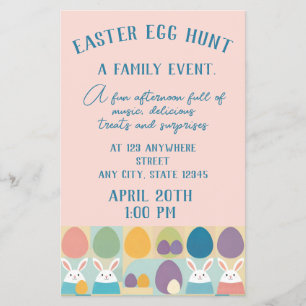 Customizable Easter Flyer