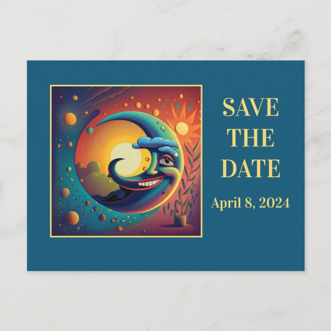 CUSTOMIZABLE ECLIPSE VIEWING PARTY INVITATIONS (Front)