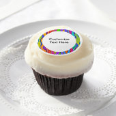 CUSTOMIZABLE EDIBLE FROSTING SHEETS (Cupcake)