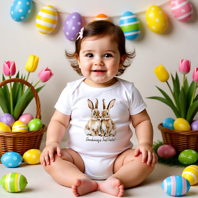 Customizable 🐇Egg-citing Bunny Romper (Customizable 🐇Egg-citing Bunny Romper)