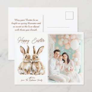 Customizable 🐇Egg-stra Special Easter Wish Holiday Postcard