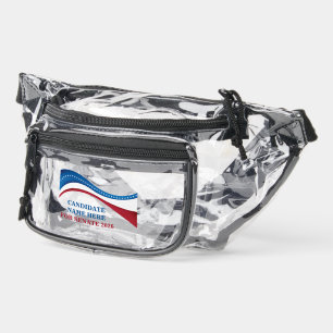 Customizable Election Candidate 2026 Political Clear Fanny Pack