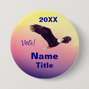 Customizable Elections Politics Button