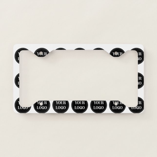 Customizable, elegant, bold & refined license plate frame (Front)