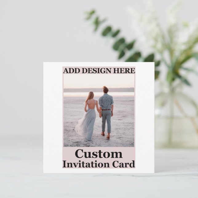 Customizable, elegant, bold & refined save the date (Standing Front)