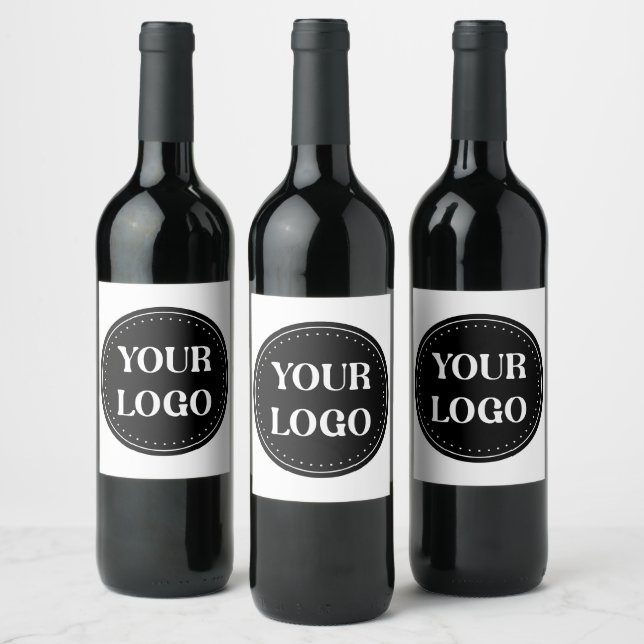 Customizable, elegant, bold & refined wine label (Bottles)