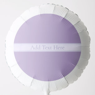 Customizable Elegant Light Lavender Purple Balloon