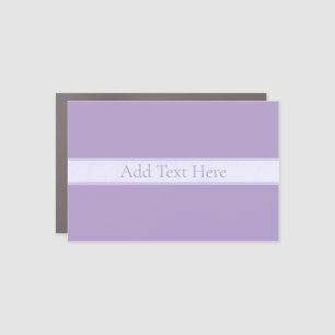 Customizable Elegant Light Lavender Purple Car Magnet