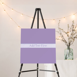 Customizable Elegant Light Lavender Purple Foam Board