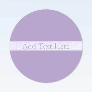 Customizable Elegant Light Lavender Purple Labels