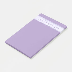 Customizable Elegant Light Lavender Purple Post-it Notes