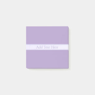 Customizable Elegant Light Lavender Purple Post-it Notes