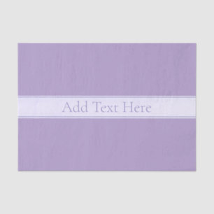Customizable Elegant Light Lavender Purple Tissue Paper