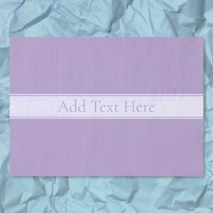 Customizable Elegant Light Lavender Purple Tissue Paper