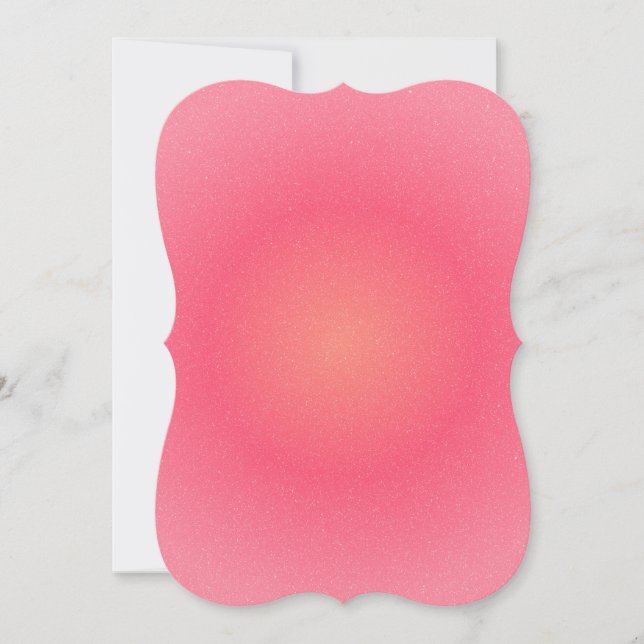 Customizable Elegant Pink Note Card (Front)