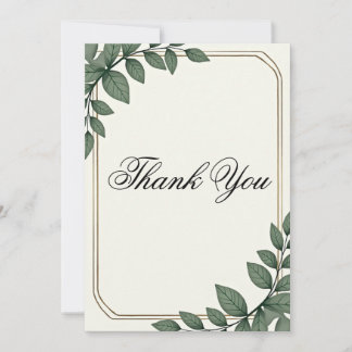 Customizable Elegant Thank You Cards