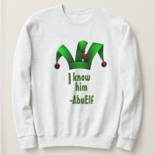 Customizable Elf Santa Helper Christmas Sweatshirt