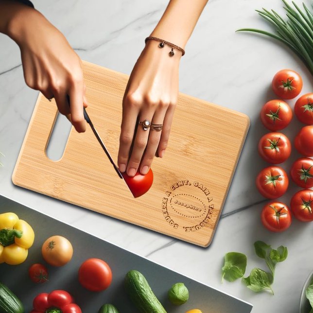 Customizable Elongated Souvenir Coin/Pressed Penny Engraved Cutting Board (Creator Uploaded)