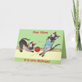 Customizable 'Elvis & Me' Birthday Card