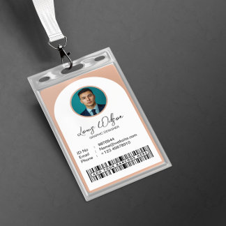 Customizable Employee ID Badge