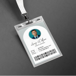 Customizable Employee ID  Badge