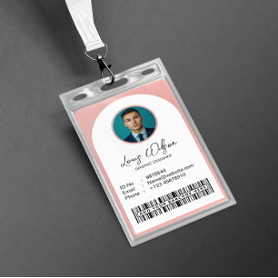 Customizable Employee ID Badge