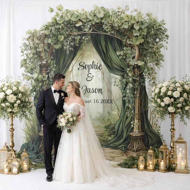  Customizable Enchanted Archway Wedding Backdrop (Creator Uploaded)