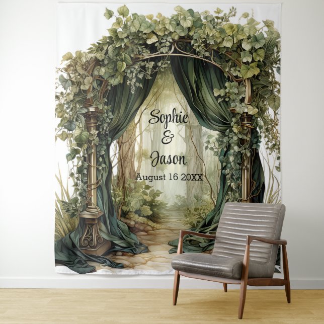  Customizable Enchanted Archway Wedding Backdrop (In Situ)