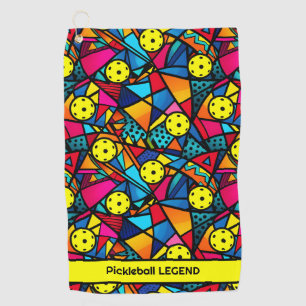 Customizable Energetic Pickleball Flow Golf Towel