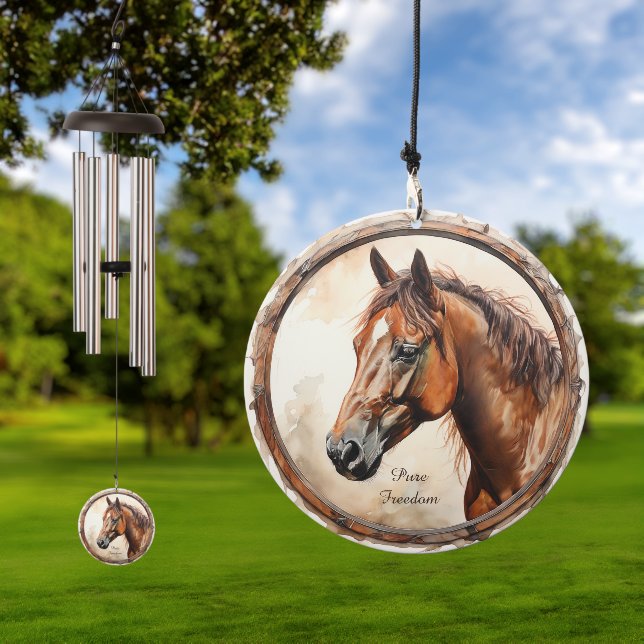 Customizable Equestrian Wind Chime Wind Chime (Outdoor)