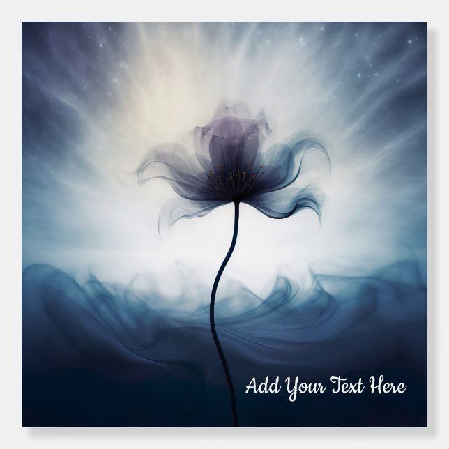Customizable Ethereal Flower Foam Board (Front)