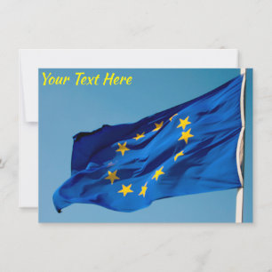 Customizable EU flag Card