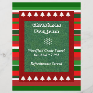 Customizable Event: Christmas Program Flyer