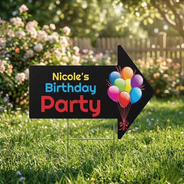 Customizable Event Wayfinding Marker Sign (Vivid Lawn Guide)