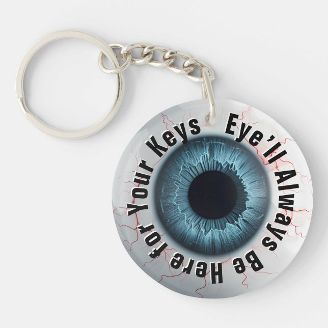 👁️Customizable Eye’ll Always Watch Your Keys Keychain (Front)