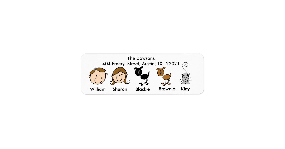 p 778 Personalized Address labels Abstract Cats Buy 3 get 1 free