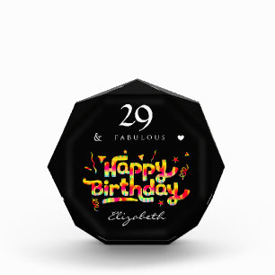 Customizable Family Birthday Gift Acrylic Award