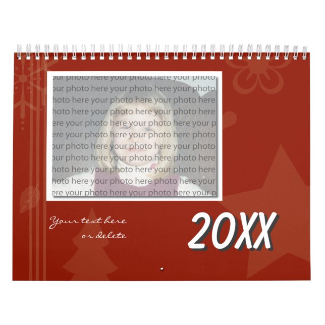 Customizable Family Calendar Template (Cover)