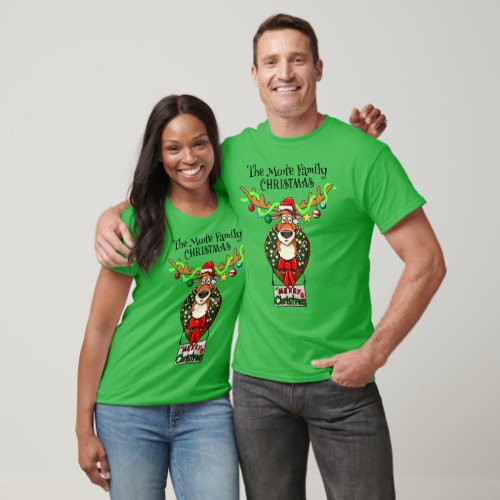 Customizable Family Christmas T_shirt