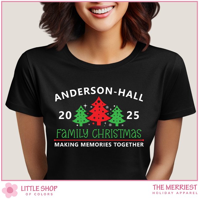 Customizable Family Christmas Tree T-Shirt (Creator Uploaded)