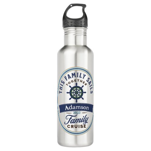 Customizable Family Cruise Thermal Tumbler Stainless Steel Water Bottle