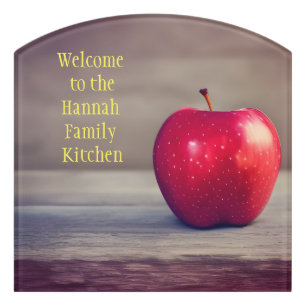 Customizable Family Kitchen Sign