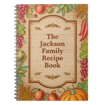Customizable Family Recipe Book