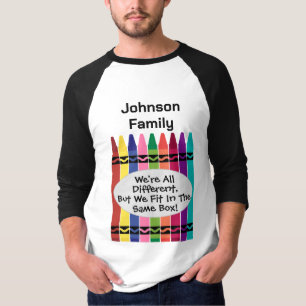 Customizable Family Reunion Baseball T-Shirt