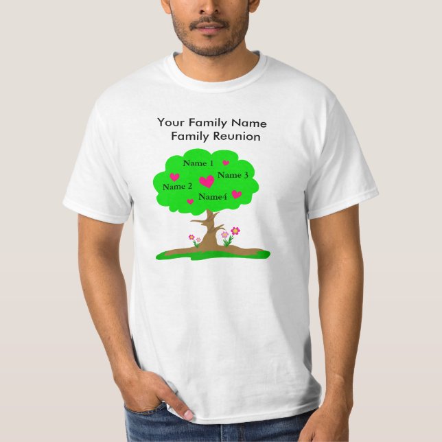 Customizable Family Reunion T-Shirt (Front)