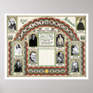 Customizable Family Tree & Marriage Chart