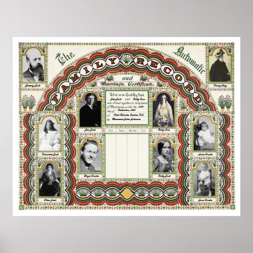 Customizable Family Tree  Marriage Chart