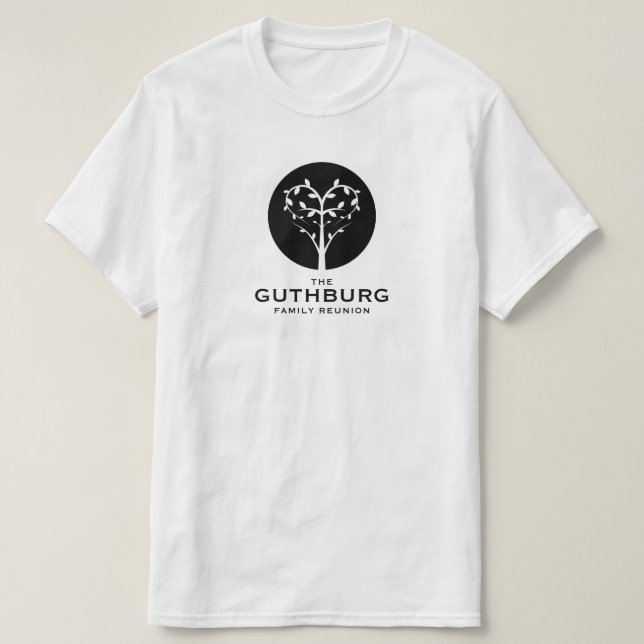 customizable family tree reunion T-Shirt (Design Front)