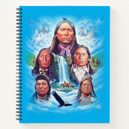 Customizable Famous Native Americans Indian Chiefs Notebook