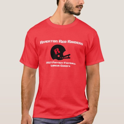 Customizable Fantasy Football Champs T_shirt